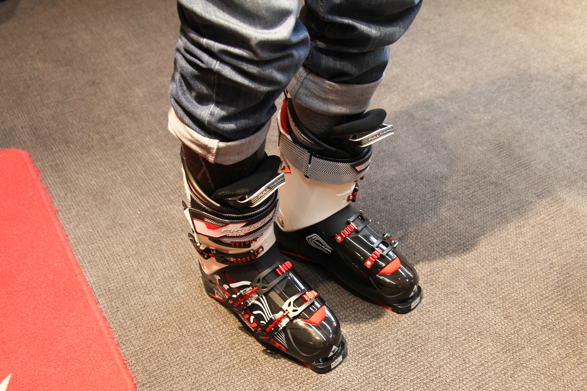 De færdige Fischer Vacuum Fit skistøvler