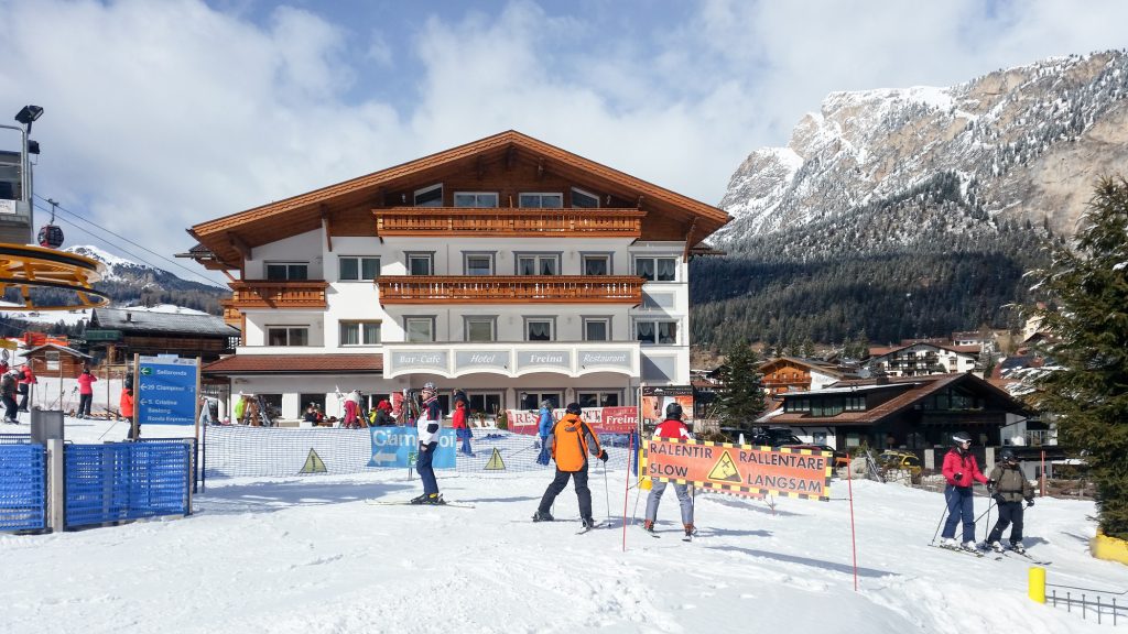 Restaurant Freina er måske Val Gardena bedste restaurant // Foto: Troels Kjems