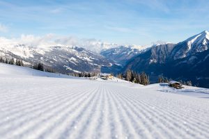 Solskin og perfekte pister i Bad Gastein // Foto: Troels Kjems