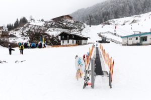 Tæppelift til de alleryngste skiløbere i Bad Gastein // Foto: Troels Kjems