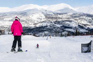 Mellemstore kickers i snowparken // Foto: Troels Kjems