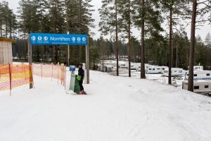 Campingplads ved Isabergs lifter