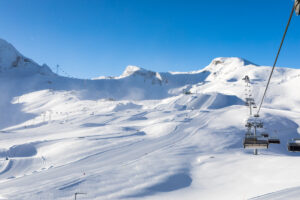 Et udsnit af Kitzsteinhorns 41 km pister // Foto: Troels Kjems