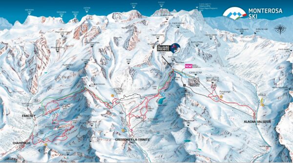 Gressoney pistekort