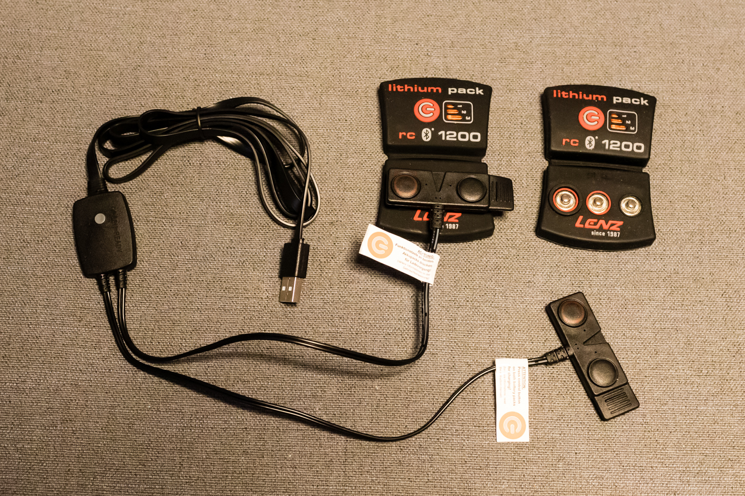 Oplader til Lenz rcB 1200 batterier
