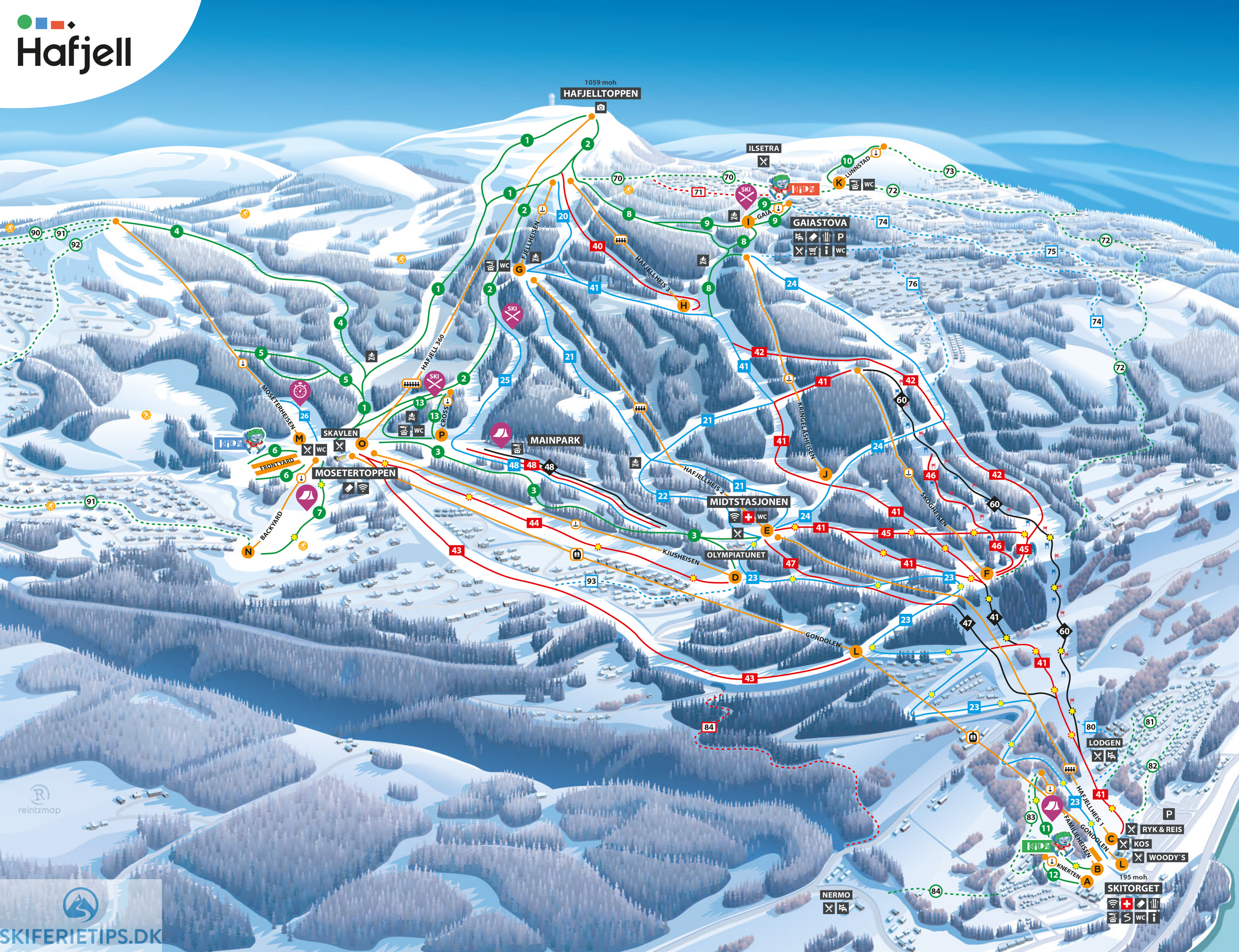 Kort Over Hafjell Norge Kort Over Hafjell | stoffeerderijrozendal Kort Over Hafjell Norge