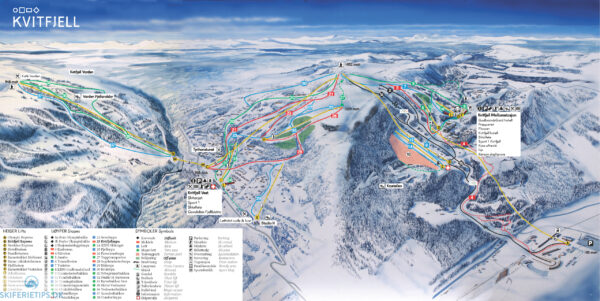Kvitfjell pistekort