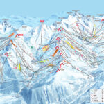 Pistekort Les Trois Vallées