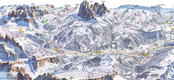Pistekort Val Gardena