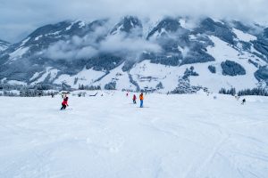 Mange af Saalbach-Hinterglemms pister er meget brede // Foto: Troels Kjems