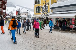 Centrum af Saalbach by // Foto: Troels Kjems