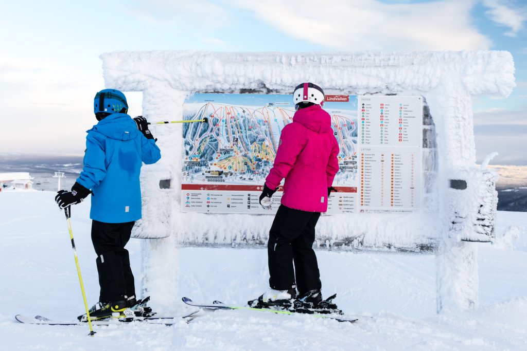 Lindvallens pistekort er nemt at overskue, også for børn // Foto: Troels Kjems