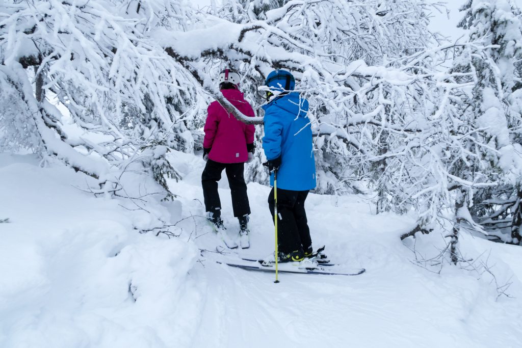 Der er børnevenlige skovpister overalt i Sälen // Foto: Troels Kjems