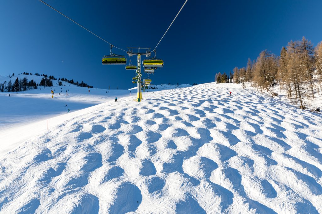 På ski i snesikre Schladming
