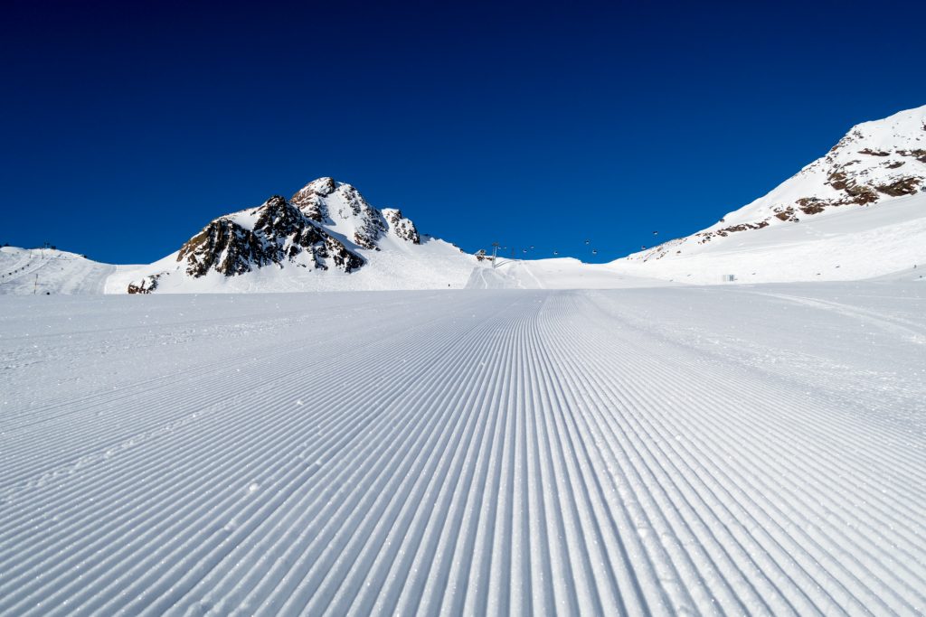 Absolut fantastiske sneforhold på pisten // Foto: Troels Kjems