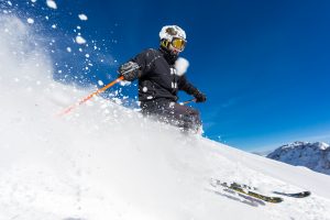 Offpiste skiløb i Sölden ved siden af Schwarzkogl piste 25.