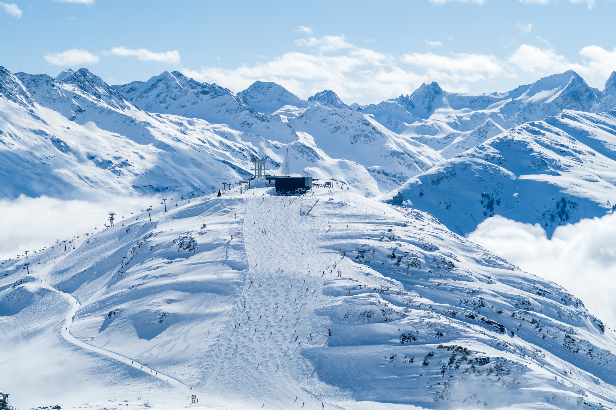 Galzig set fra Schindler Spitze // Foto: Troels Kjems