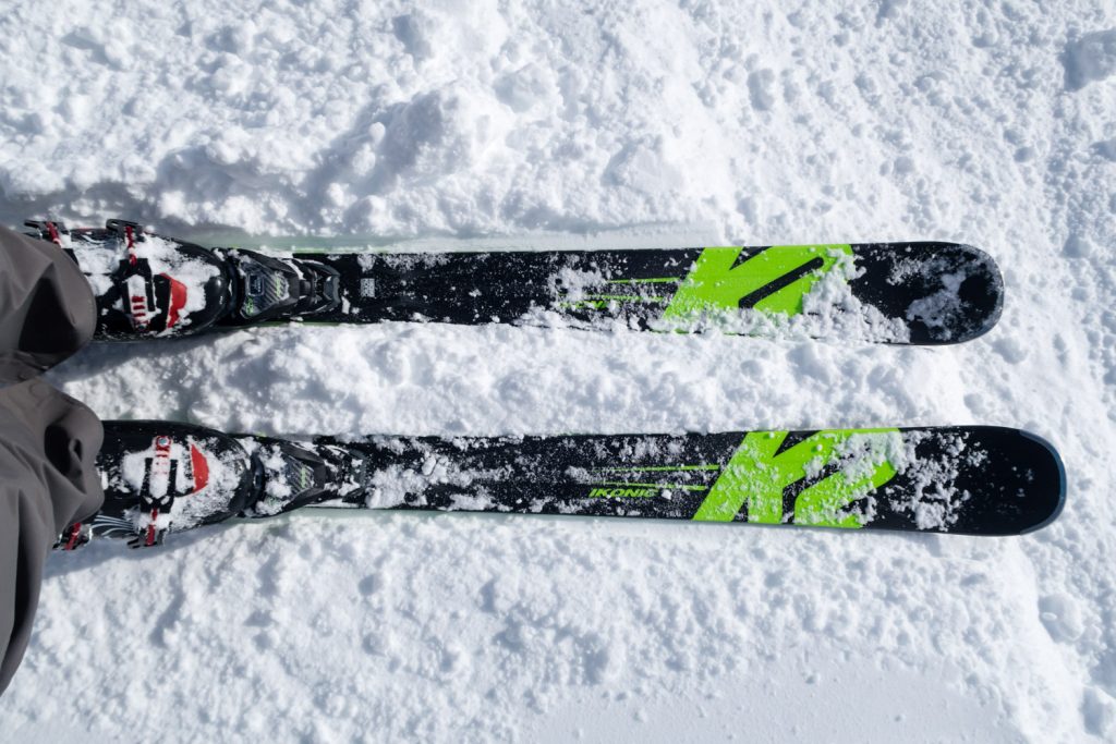 Test af all mountain ski