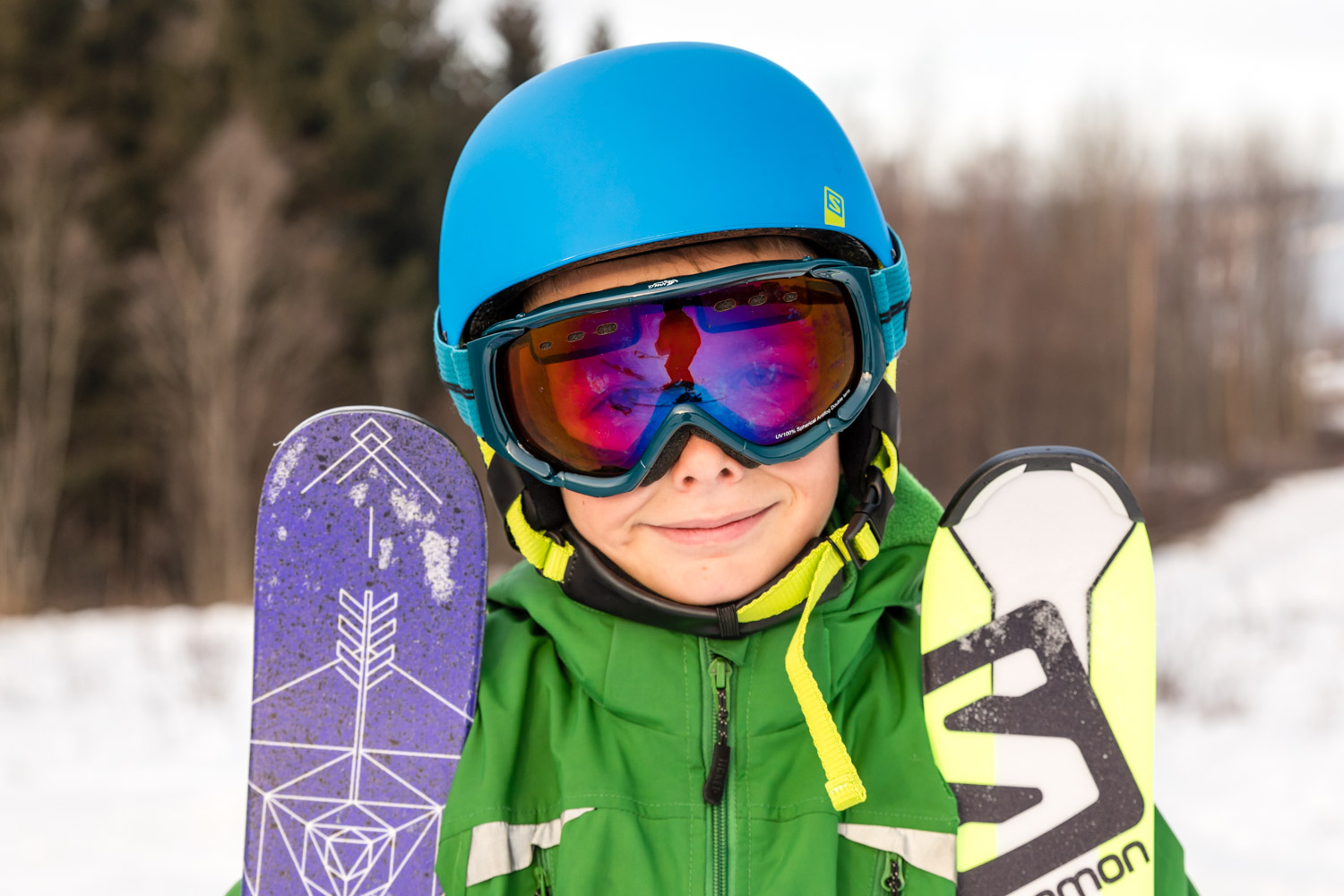 Sådan vælger du de rigtige ski til dit barn