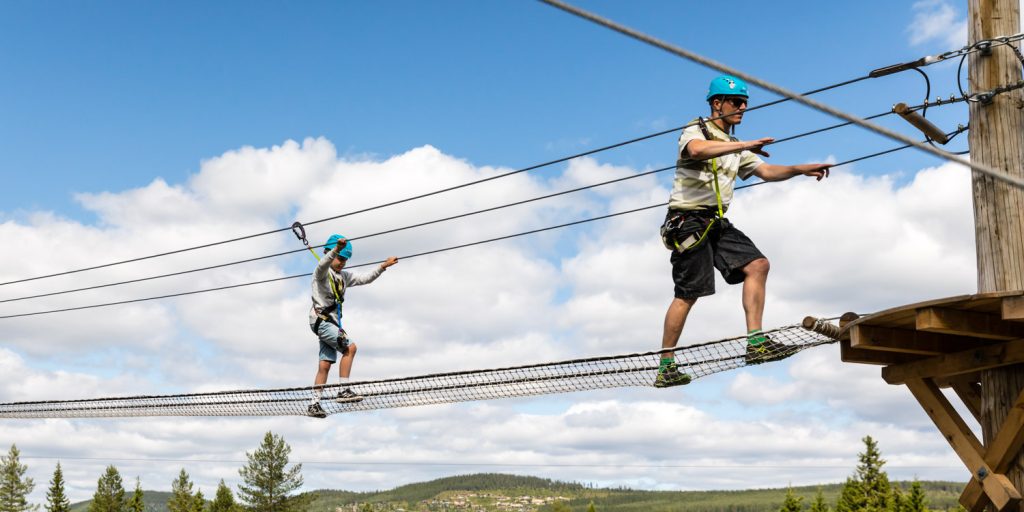 Trysil Hoyt Lavt Klatrepark
