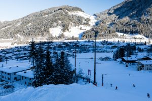 Flachau om eftermiddagen